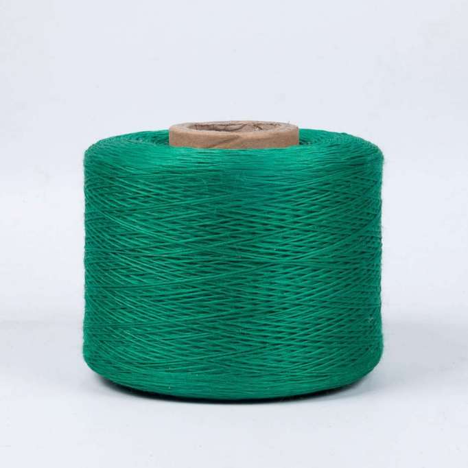 Sturdy Green Polyester Firm Yarn for Cable